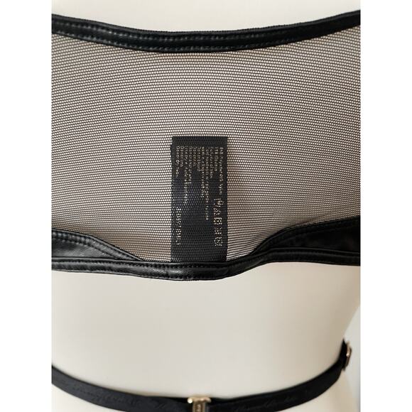 Honey Birdette Bra Emily Strappy Cross Front Sheer Mesh Lingerie - Picture 10 of 16